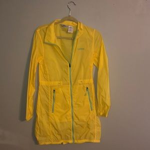 LL Bean windbreaker shell coat